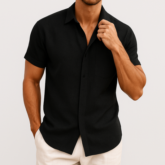 CAVETON | Refined Linen Shirt