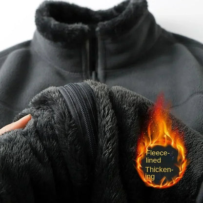 CAVETON|  Alpine – Men’s Fleece-Lined Jacket, Warm & Modern, Ideal for Casual and Smart-Casual Wear