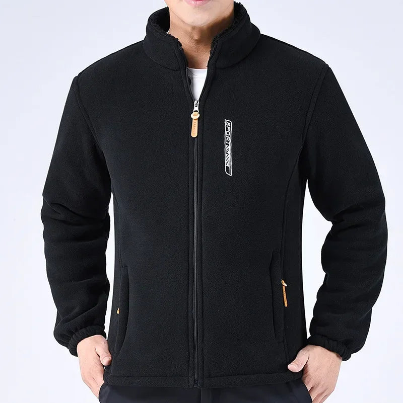CAVETON|  Alpine – Men’s Fleece-Lined Jacket, Warm & Modern, Ideal for Casual and Smart-Casual Wear