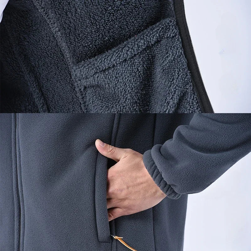CAVETON|  Alpine – Men’s Fleece-Lined Jacket, Warm & Modern, Ideal for Casual and Smart-Casual Wear