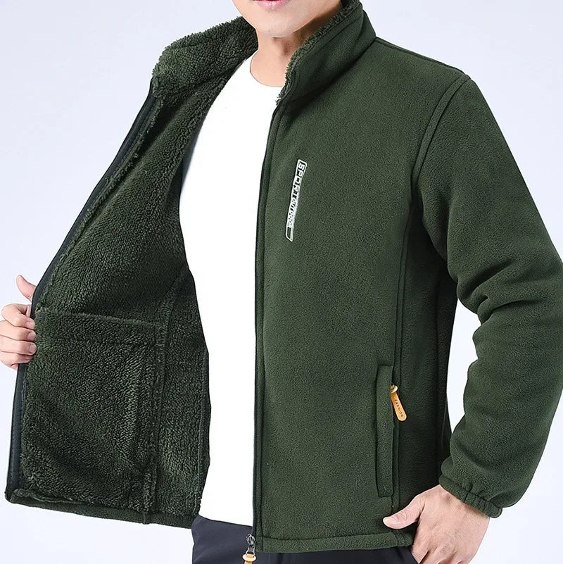 CAVETON|  Alpine – Men’s Fleece-Lined Jacket, Warm & Modern, Ideal for Casual and Smart-Casual Wear