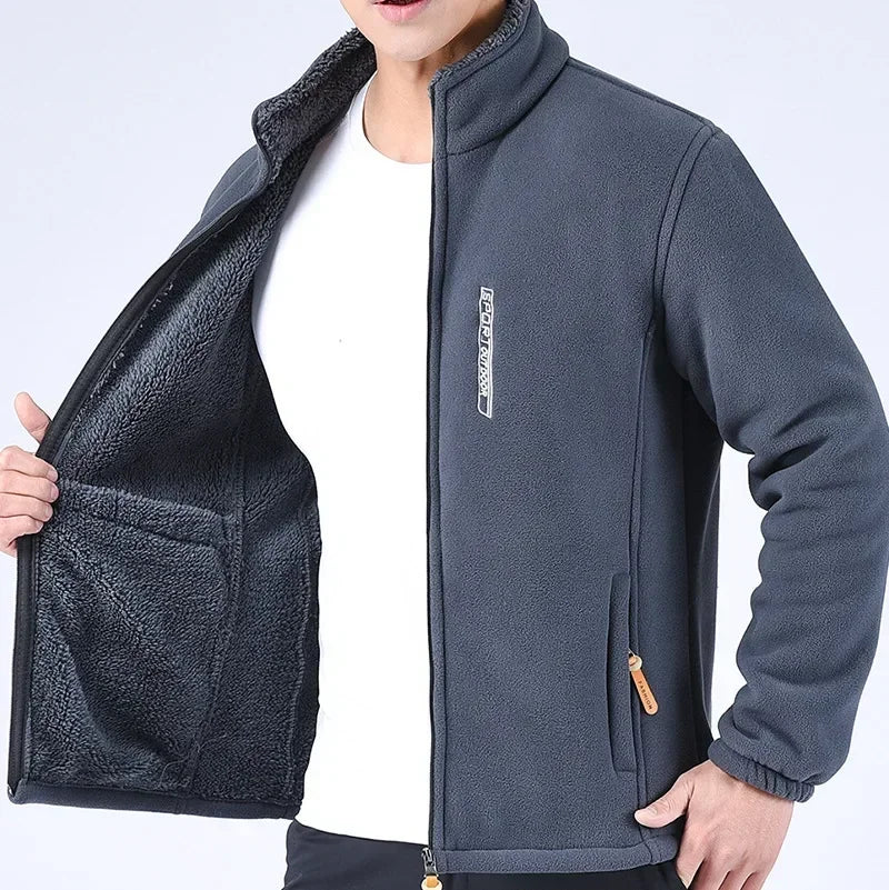 CAVETON|  Alpine – Men’s Fleece-Lined Jacket, Warm & Modern, Ideal for Casual and Smart-Casual Wear