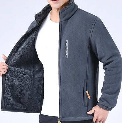 CAVETON|  Alpine – Men’s Fleece-Lined Jacket, Warm & Modern, Ideal for Casual and Smart-Casual Wear
