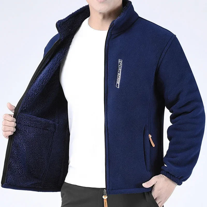 CAVETON|  Alpine – Men’s Fleece-Lined Jacket, Warm & Modern, Ideal for Casual and Smart-Casual Wear